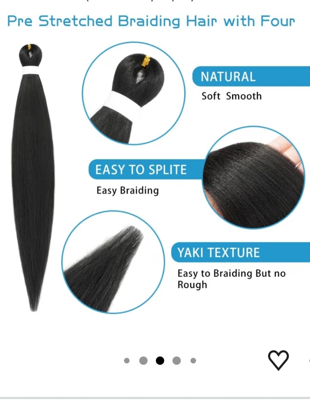Black to Brown Blonde Boho Braiding Hair Pre Stretched (5Packs 1b/30/27) - Picture 4 of 6